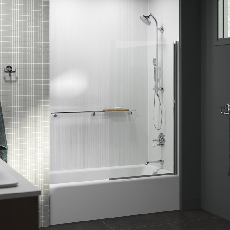 White Cast Iron Alcove Bathtub with Right Drain