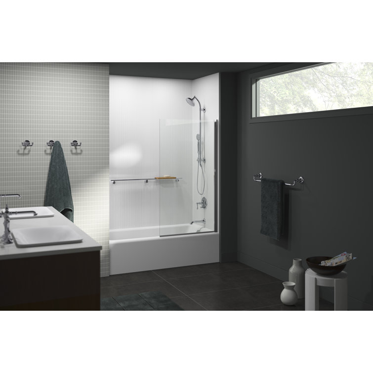 Bellwether 60-Inch White Cast Iron Alcove Bathtub