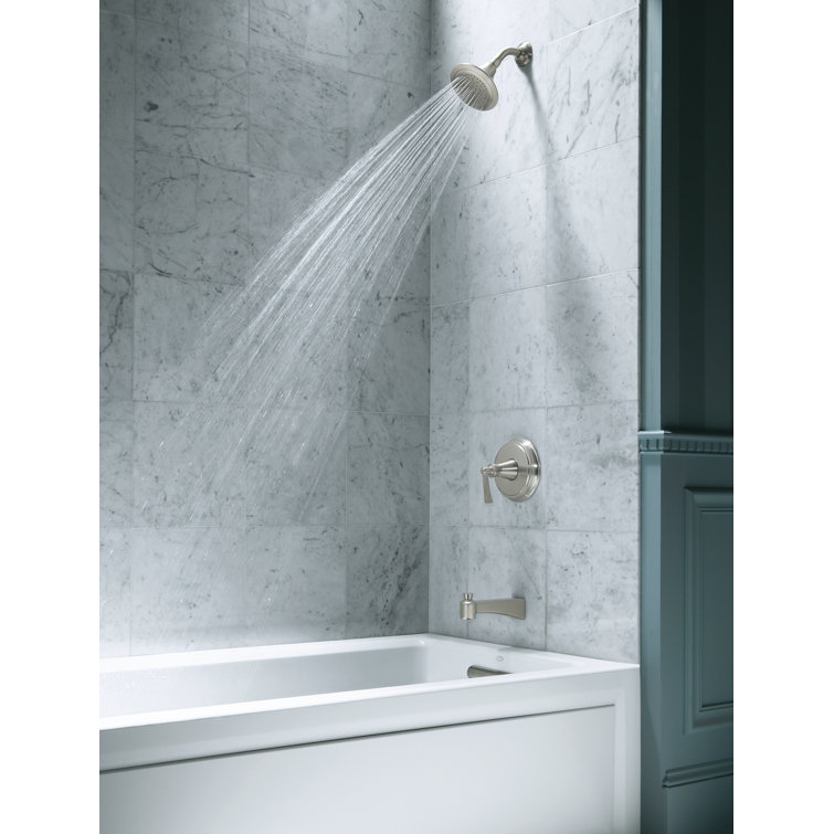 Archer 60" White Acrylic Alcove Soaking Tub with Lumbar Support