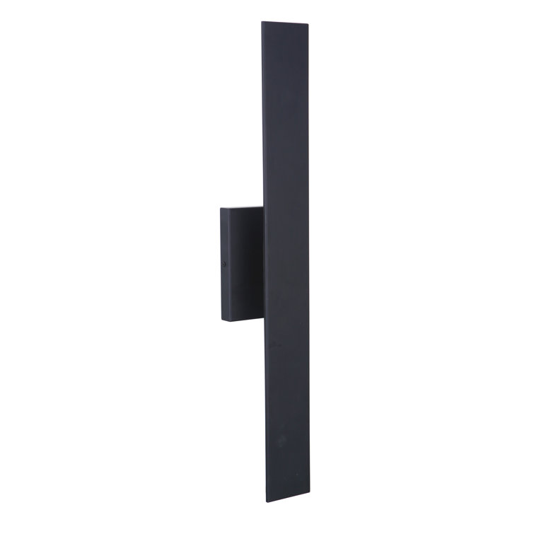 Brushed Aluminum LED Wall Lantern with Clear Shade