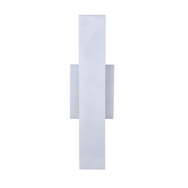 Brushed Aluminum Modern Dimmable LED Wall Sconce
