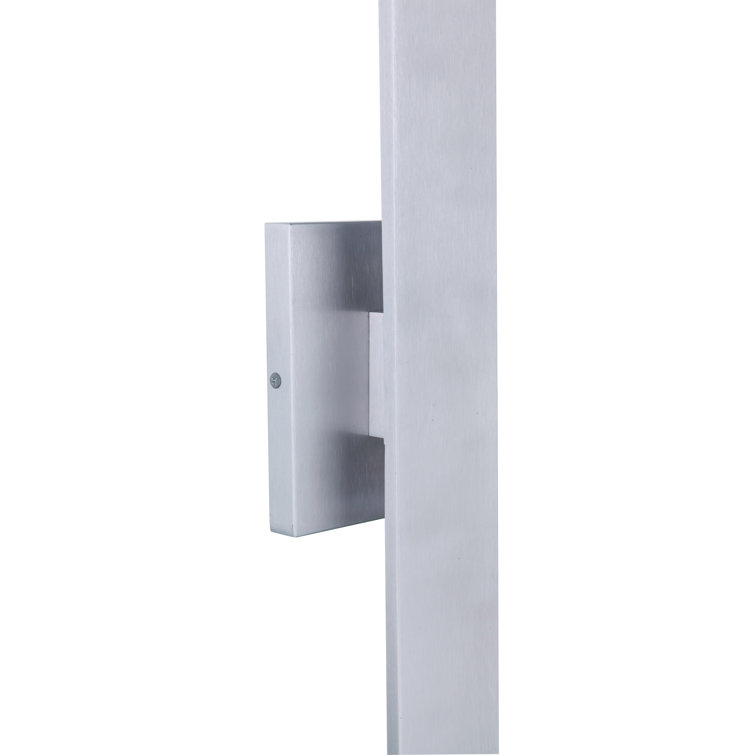 Brushed Aluminum Modern Dimmable LED Wall Sconce