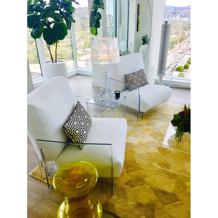 Adjustable Empire Shade Crystal Bourgie Table Lamp