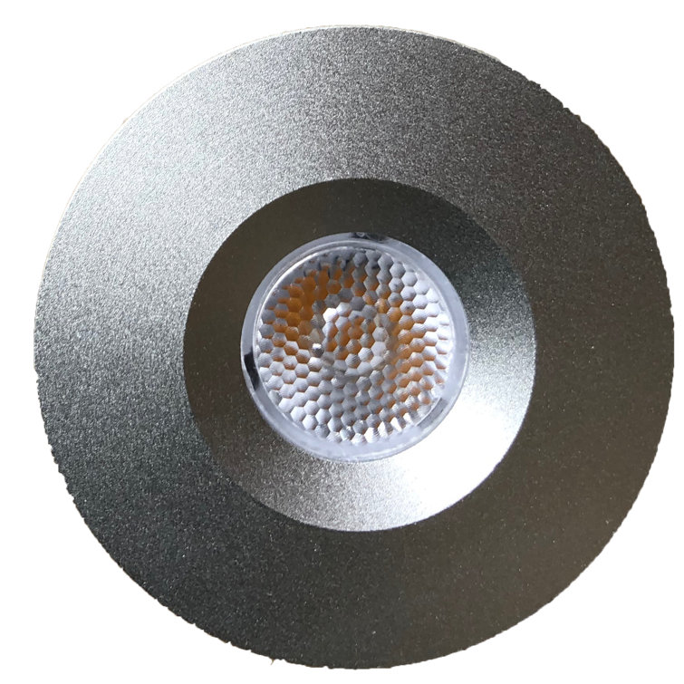 Silver 3000K LED Under Cabinet Puck Light