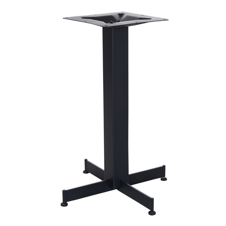 Jaxon Black 20x20" Cross Indoor Dining Table Base