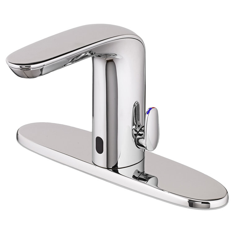 Polished Chrome Touchless Single-Hole Bathroom Faucet