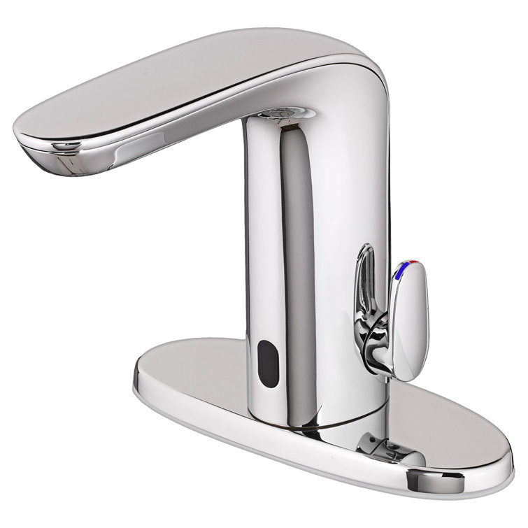 Polished Chrome Touchless Single-Hole Bathroom Faucet