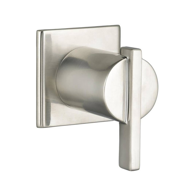 Brushed Nickel Wall-Mounted Lever Faucet Trim Kit