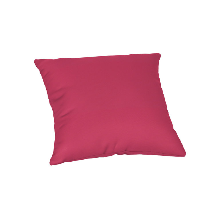 Canvas Jockey Red Sunbrella 18" Outdoor Throw Pillow