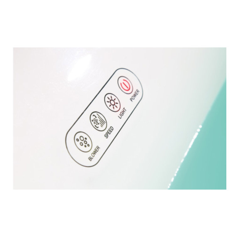 69'' White Acrylic Freestanding Air Bubble Bathtub