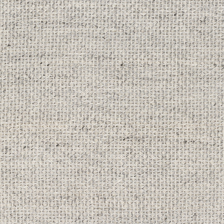 Handwoven Gray Diamond 10' x 14' Easy-Care Synthetic Rug