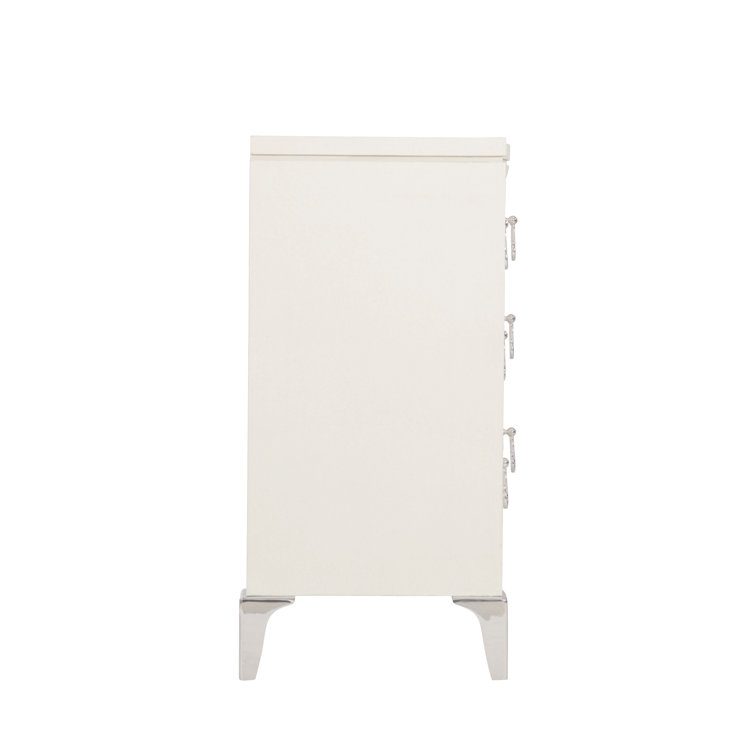 Calista Silken Pearl 6-Drawer Transitional Dresser