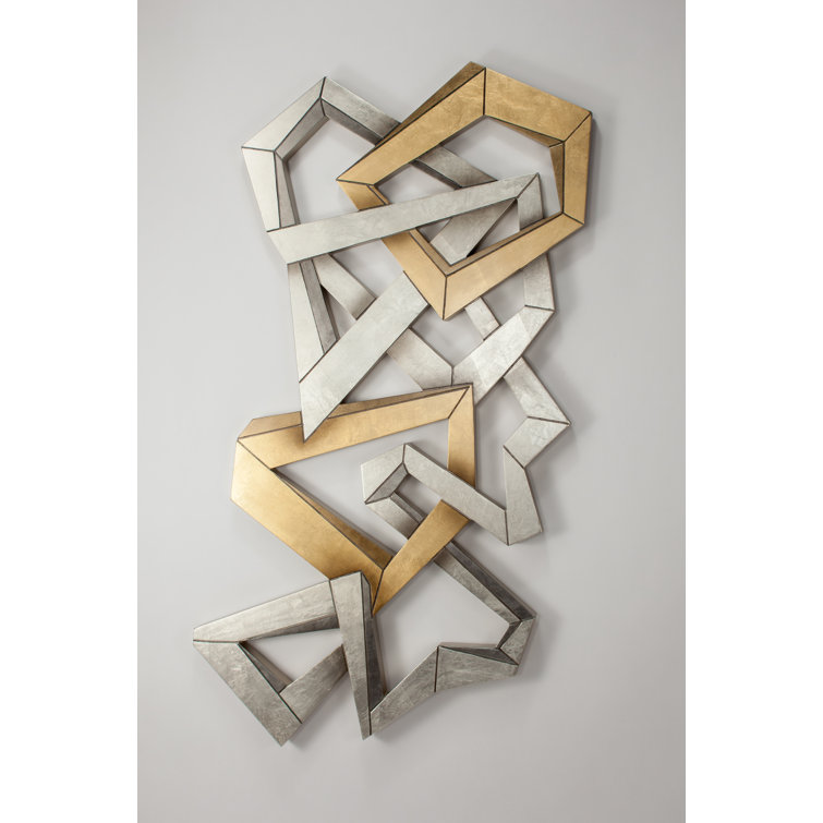 Artmax Handmade Glam Abstract Wall Decor
