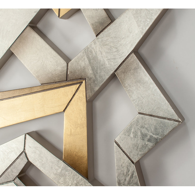 Artmax Handmade Glam Abstract Wall Decor