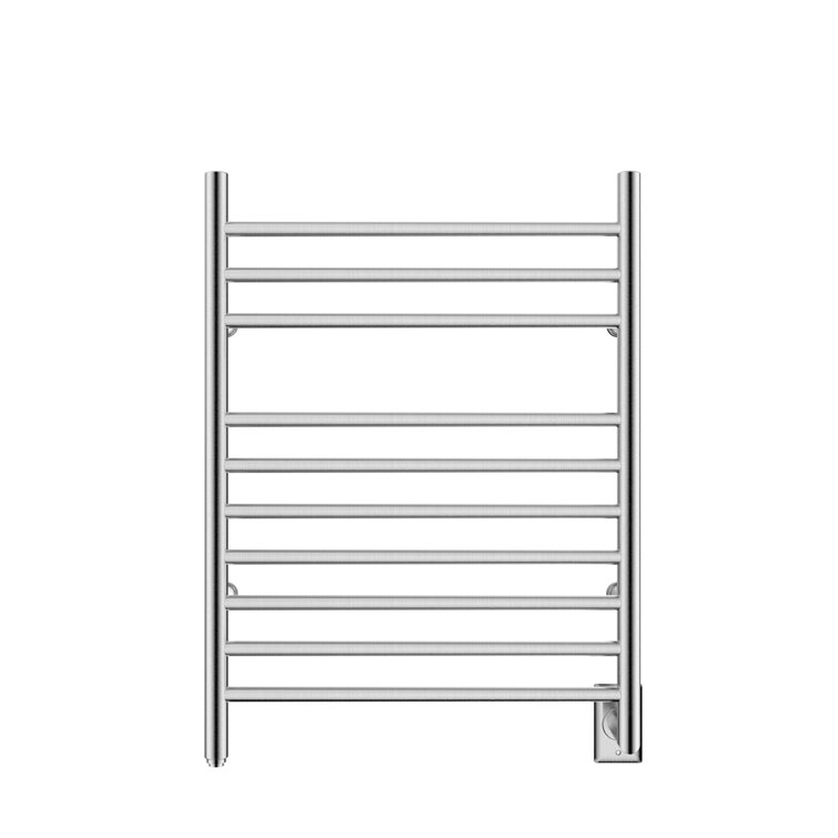 Wall Mounted Mirror Polish 10-Bar Towel Warmer