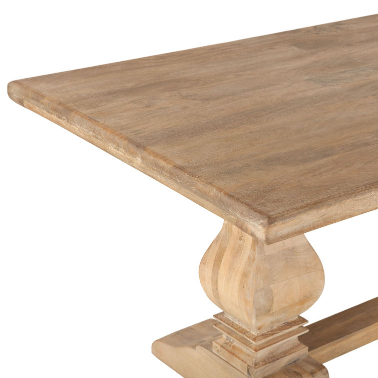 Antique Oak 108" Reclaimed Wood Farmhouse Dining Table