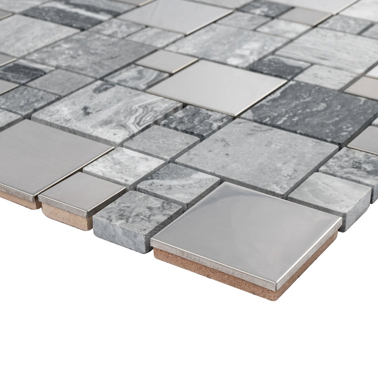 Versailles Square Honed Mosaic Wall & Floor Tile with Water Protection