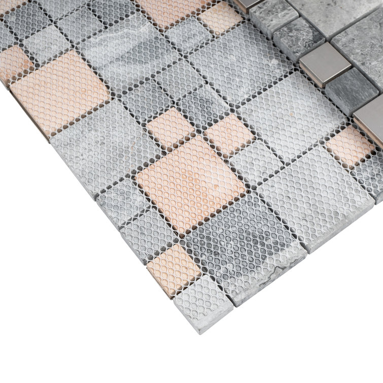 Versailles Square Honed Mosaic Wall & Floor Tile with Water Protection