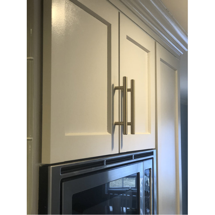 Golden Champagne 12-5/8 inch Steel Bar Pull with Mounting Hardware