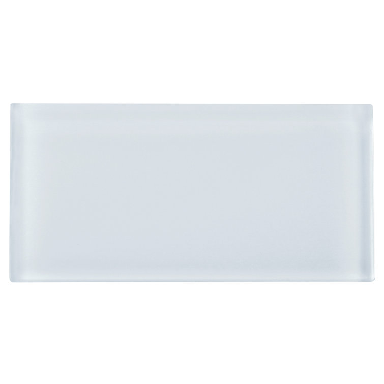 White Glass Mosaic Subway Tile for Kitchen and Bathroom