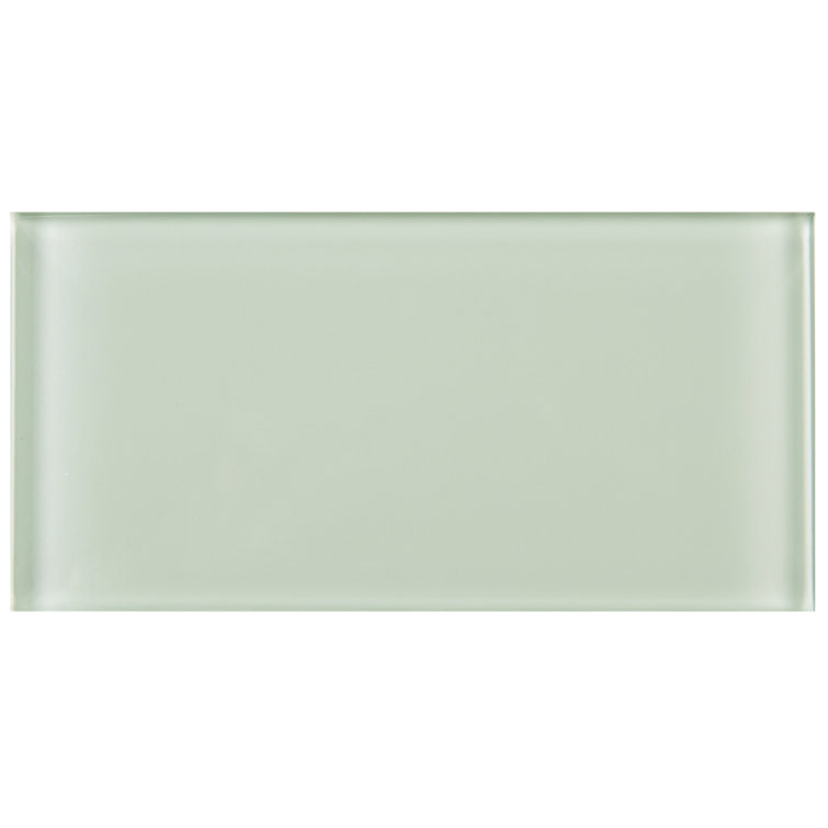 Beige 3'' x 6'' Glass Mosaic Subway Tile for Bathroom and Kitchen