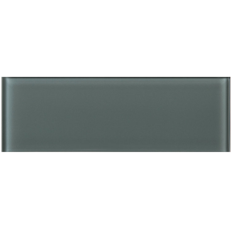 Slate Blue Glass Mosaic Subway Tile for Kitchen and Bathroom