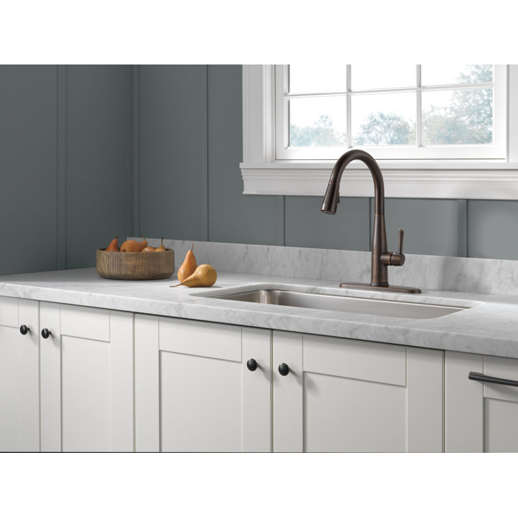 Venetian Bronze Modern Kitchen Faucet with Pull-out Spray