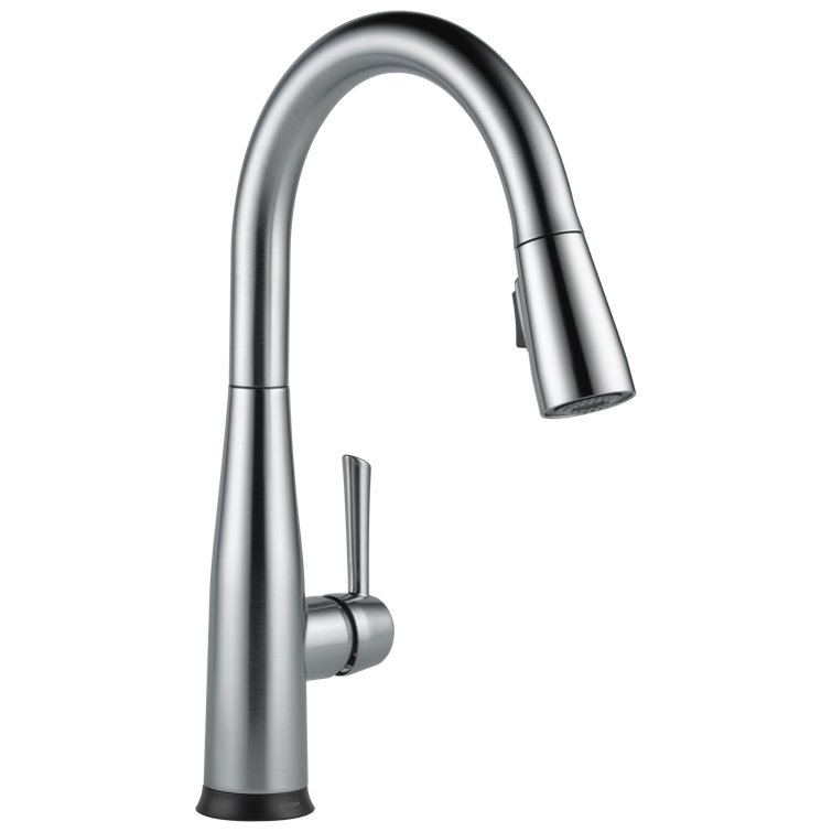 Arctic Stainless Steel Modern Pull-Down Kitchen Faucet with Voice Control