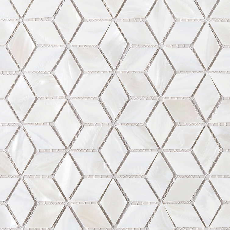 Mother of Pearl White Seashell Mosaic Wall Tile