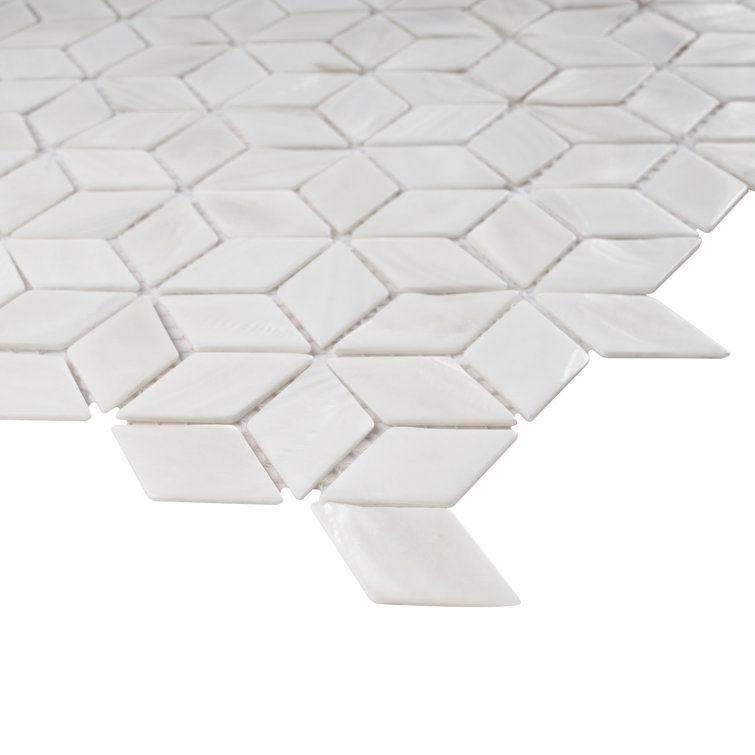 Mother of Pearl White Seashell Mosaic Wall Tile