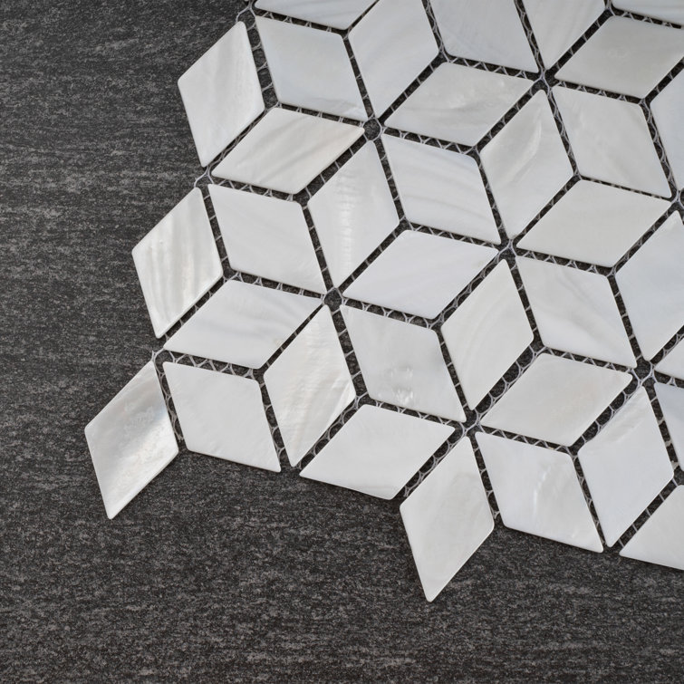 Mother of Pearl White Seashell Mosaic Wall Tile