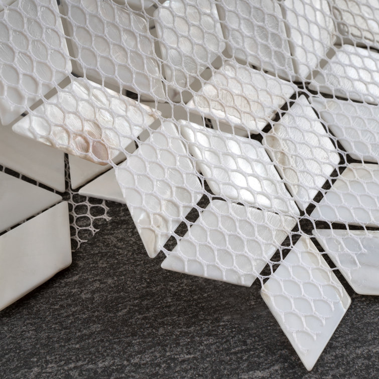 Mother of Pearl White Seashell Mosaic Wall Tile