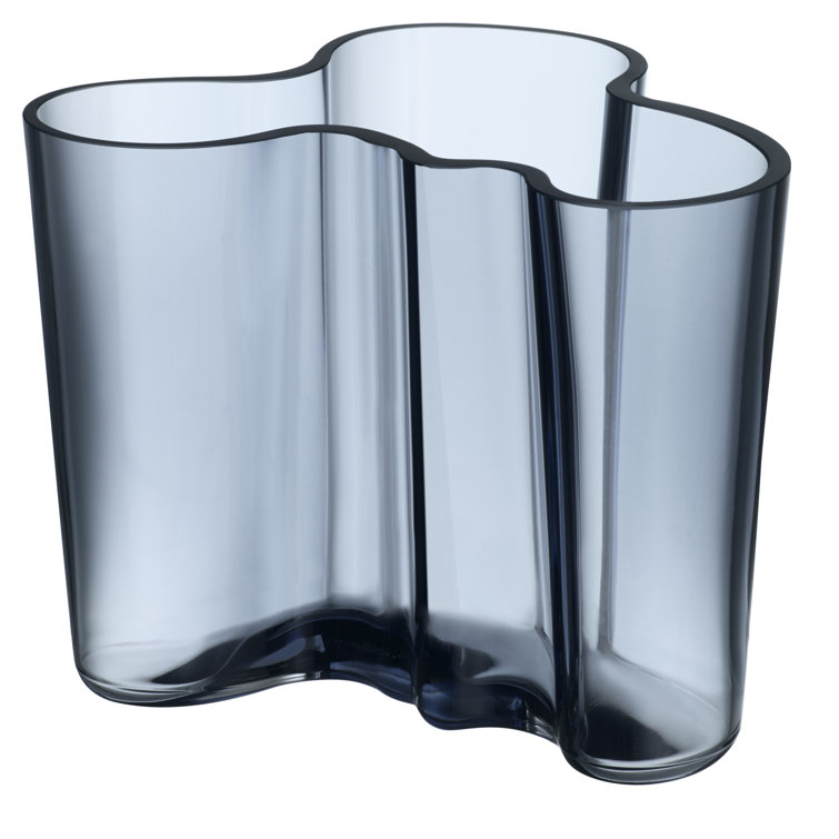 Aalto Inspired Glass Bouquet Table Vase