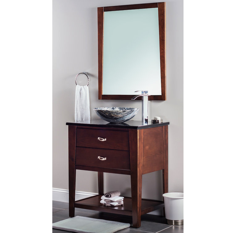 Polished Chrome Single-Handle Waterfall Vessel Sink Faucet