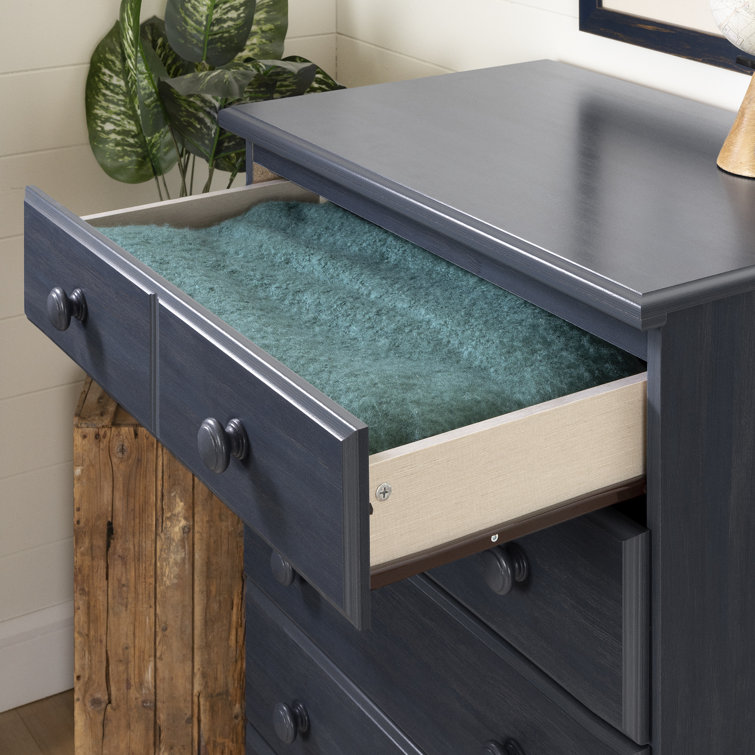 Blueberry Coastal 5-Drawer Kids' Chest