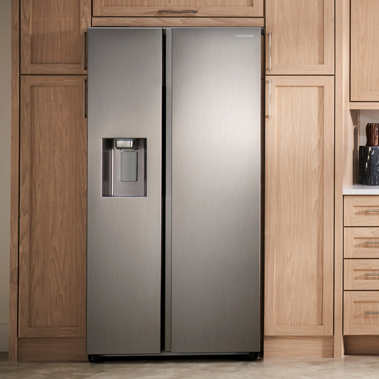 22 cu. ft. Stainless Steel Side-by-Side Refrigerator with Ice Maker