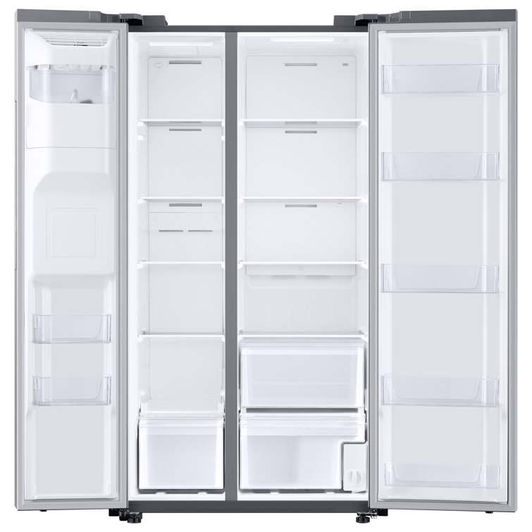 22 cu. ft. Stainless Steel Side-by-Side Refrigerator with Ice Maker