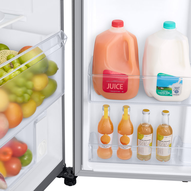 21.5 Cu Ft Stainless Steel Smart Side-by-Side Refrigerator