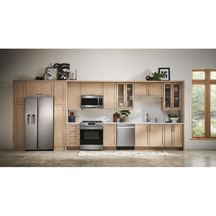 22 cu. ft. Stainless Steel Side-by-Side Refrigerator with Ice Maker