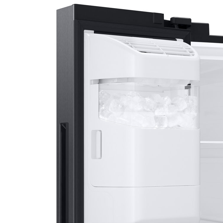 27.4 cu. ft. Black Stainless Steel Side-by-Side Refrigerator with Ice Maker