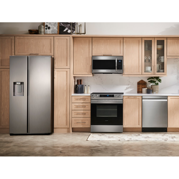 27.4 cu. ft. Stainless Steel Side-by-Side Refrigerator with Ice Maker