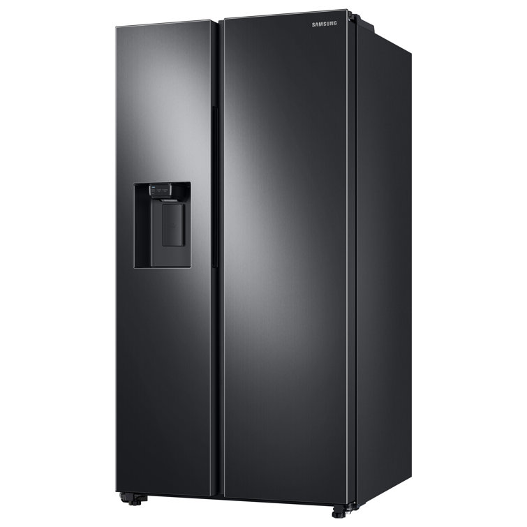 27.4 cu. ft. Black Stainless Steel Side-by-Side Refrigerator with Ice Maker
