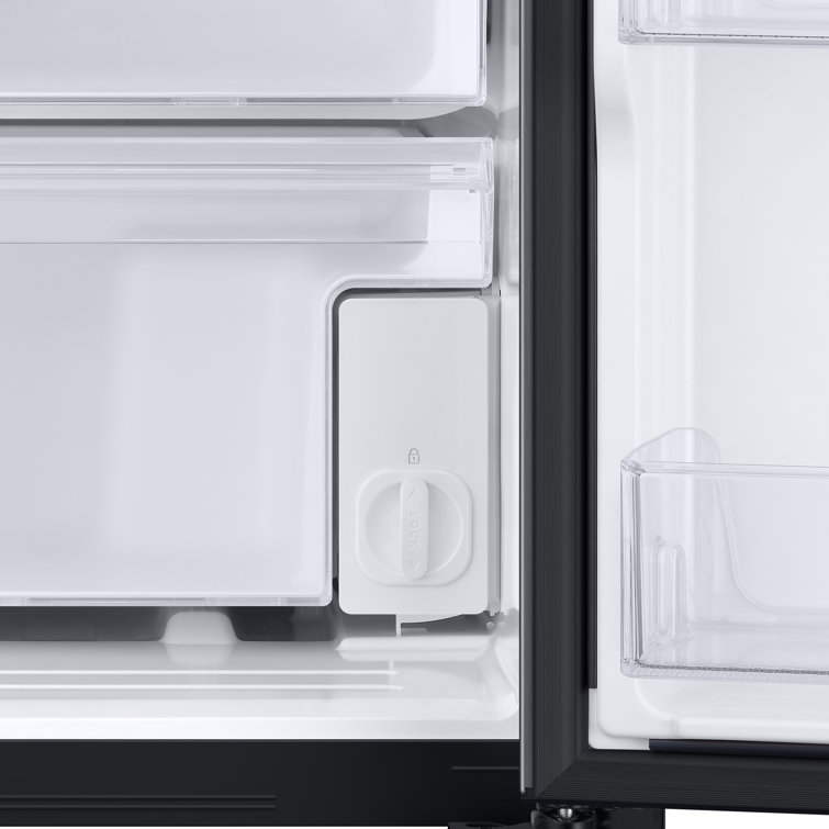 27.4 cu. ft. Black Stainless Steel Side-by-Side Refrigerator with Ice Maker