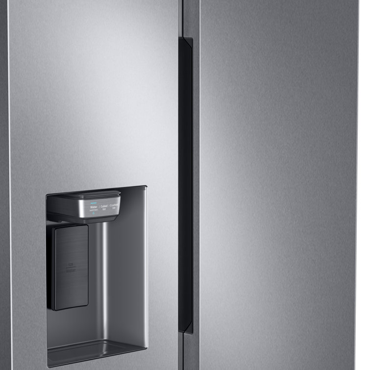 27.4 cu. ft. Stainless Steel Side-by-Side Refrigerator with Ice Maker