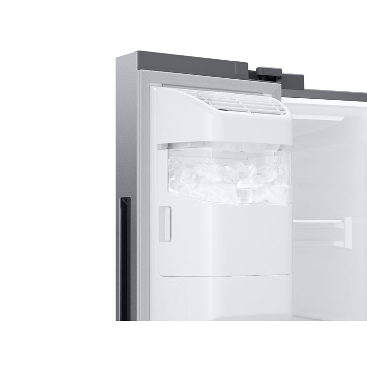 27.4 cu. ft. Stainless Steel Side-by-Side Refrigerator with Ice Maker