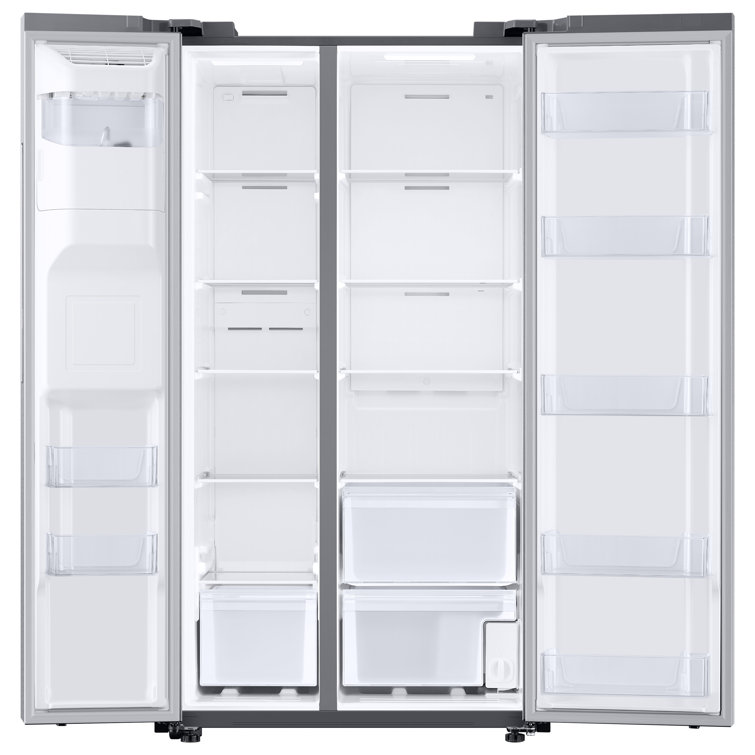 27.4 cu. ft. Stainless Steel Side-by-Side Refrigerator with Ice Maker