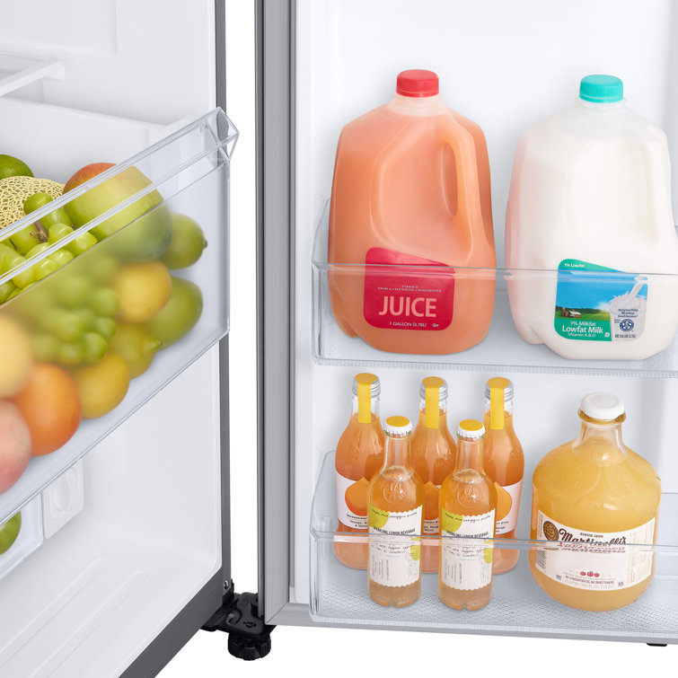 27.4 cu. ft. Stainless Steel Side-by-Side Refrigerator with Ice Maker