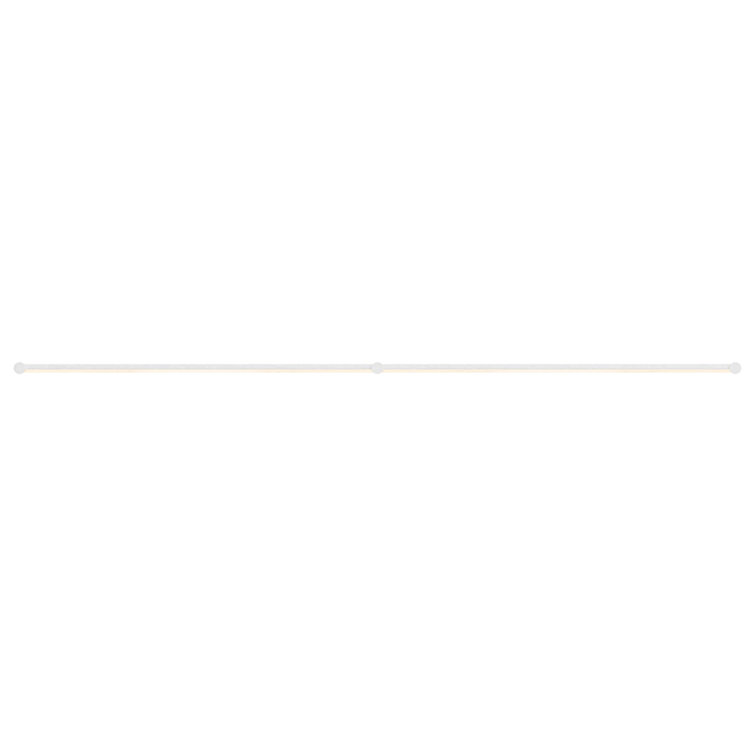 Satin White Purolinear LED Dimmable Wall Sconce in Chrome