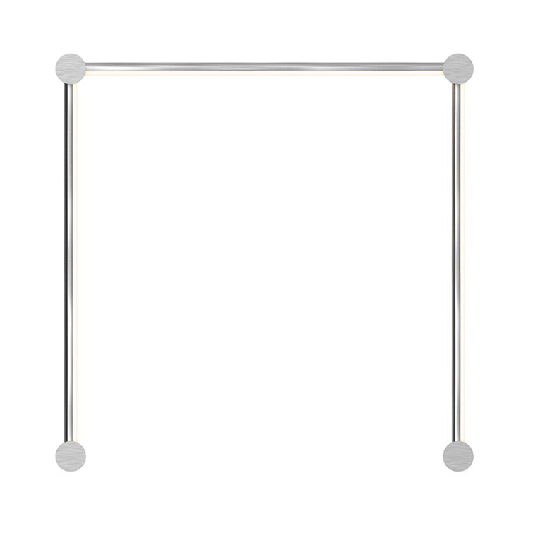 Purolinear 360 Dimmable Chrome LED Sconce, 24.75"