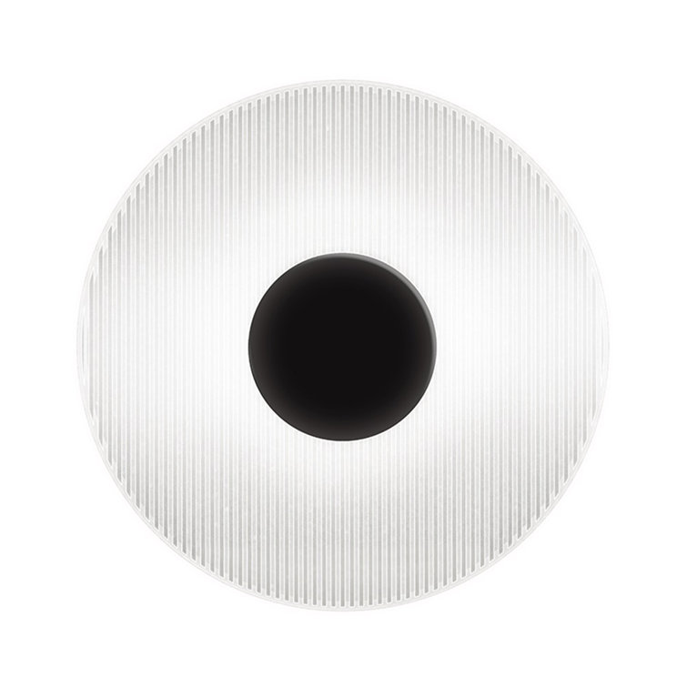 Satin Black 9" Dimmable LED Wall Sconce Direct Wired